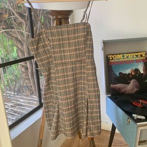 Urban Outfitters Small Plaid Tie-Up Dress - Small